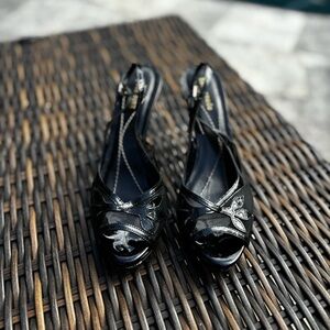 Kate Spade Women's Slingback Heels with Mesh Toe